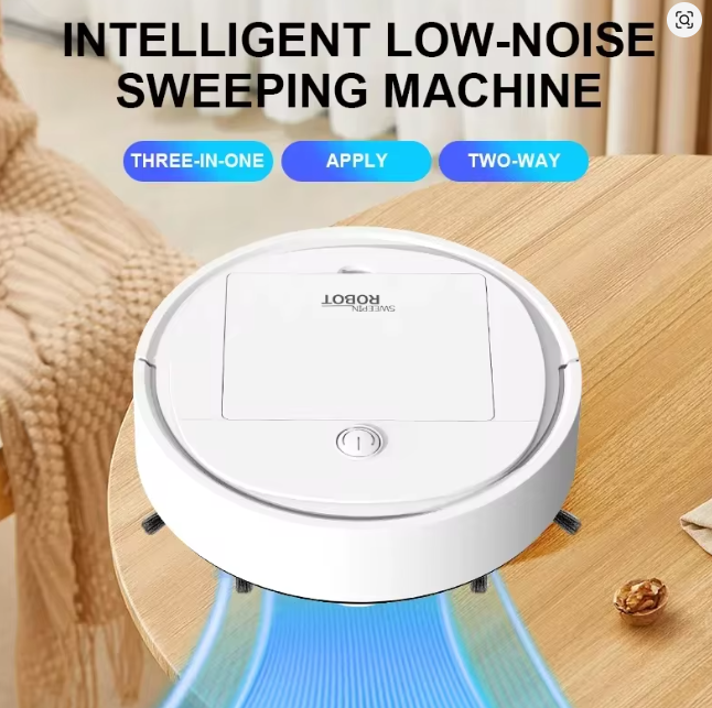 Smart Home Robot - スマートワイヤレスロボット掃除機 1500Pa 3-in-1 モップ掛け、掃き掃除、床掃除機能搭載 家庭・オフィス用 -