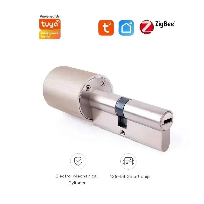 Smart Home Technology - Tuya スマートロックシリンダー電子キーワイヤレス WIFI Zigbee ロックコアインテリジェント暗号化ドア EU