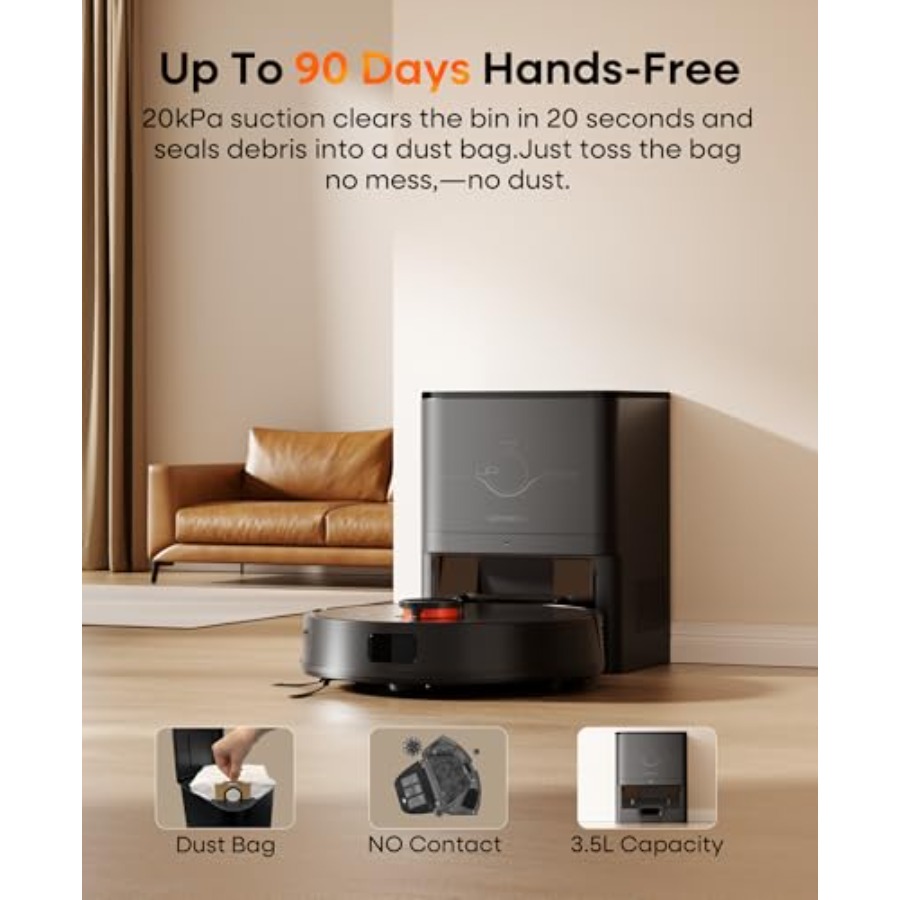 家庭用掃除ロボット UR3、ABS樹脂製ボディ、白色、強力な - Smart Home Robot のレビューと価格