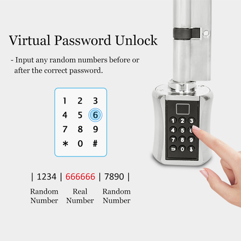 指紋スマートシリンダーロックパスワードとバイオメトリック電子 - Smart Home Technology のレビューと価格