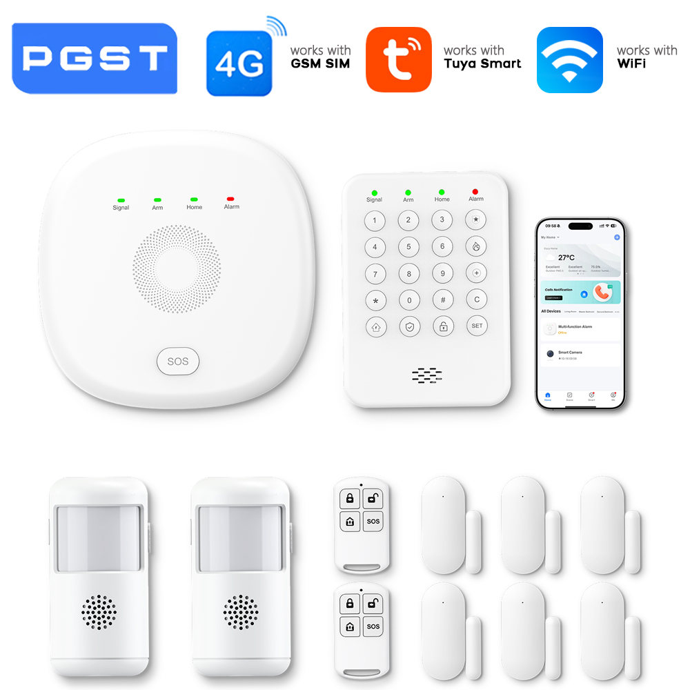 PGST ワイヤレス WiFi 警報システム スマートホーム - Smart Home Demo Kit のレビューと価格