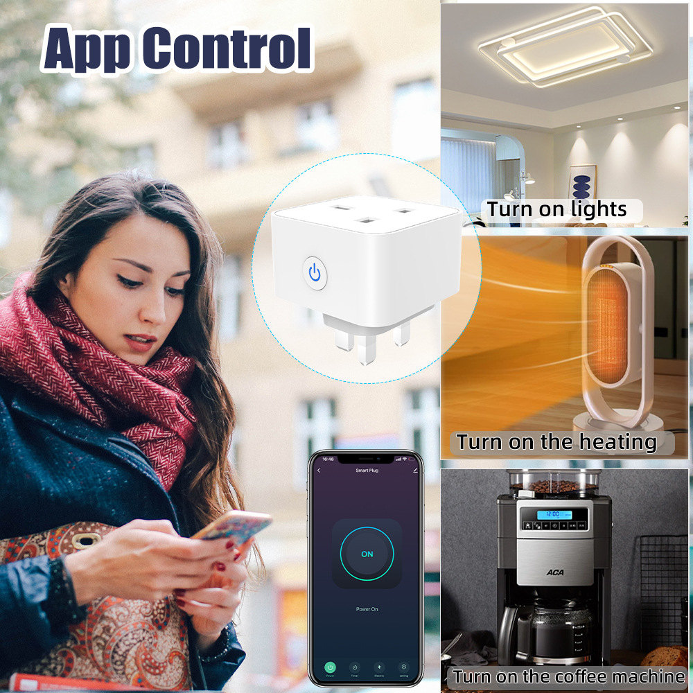 Tuya スマートソケット 16A/20A WiFi または - Smart Home Technology のレビューと価格