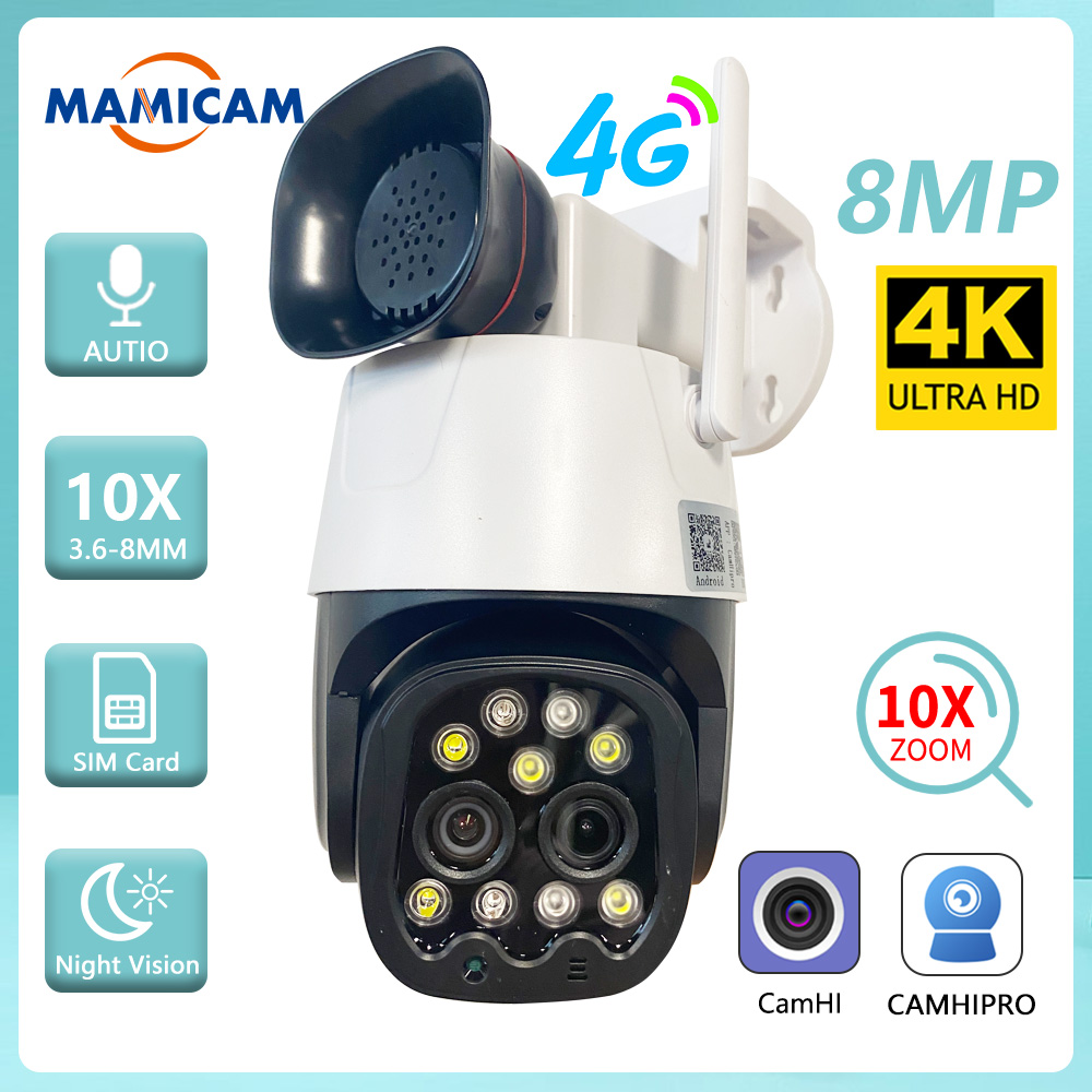 屋外IPカメラ,WiFi/4g,SIMカード,8mp,デュア - Smart Home Camera Ezviz のレビューと価格