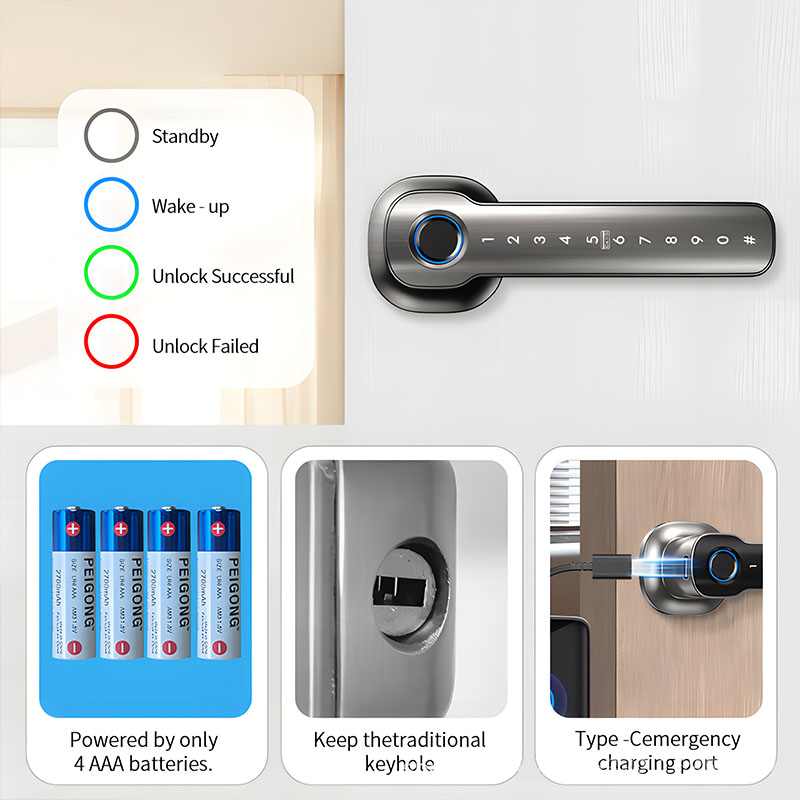 ホームセキュリティデバイス スマート指紋認証ドアロック デジ - Smart Home Technology のレビューと価格