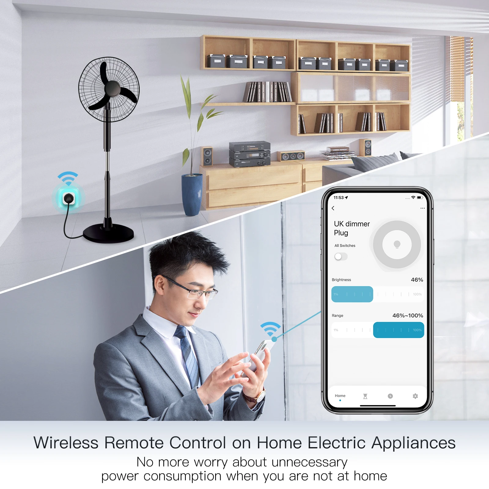MOES Tuya WiFi スマートプラグ 調光可能な電源 - Smart Home Technology のレビューと価格