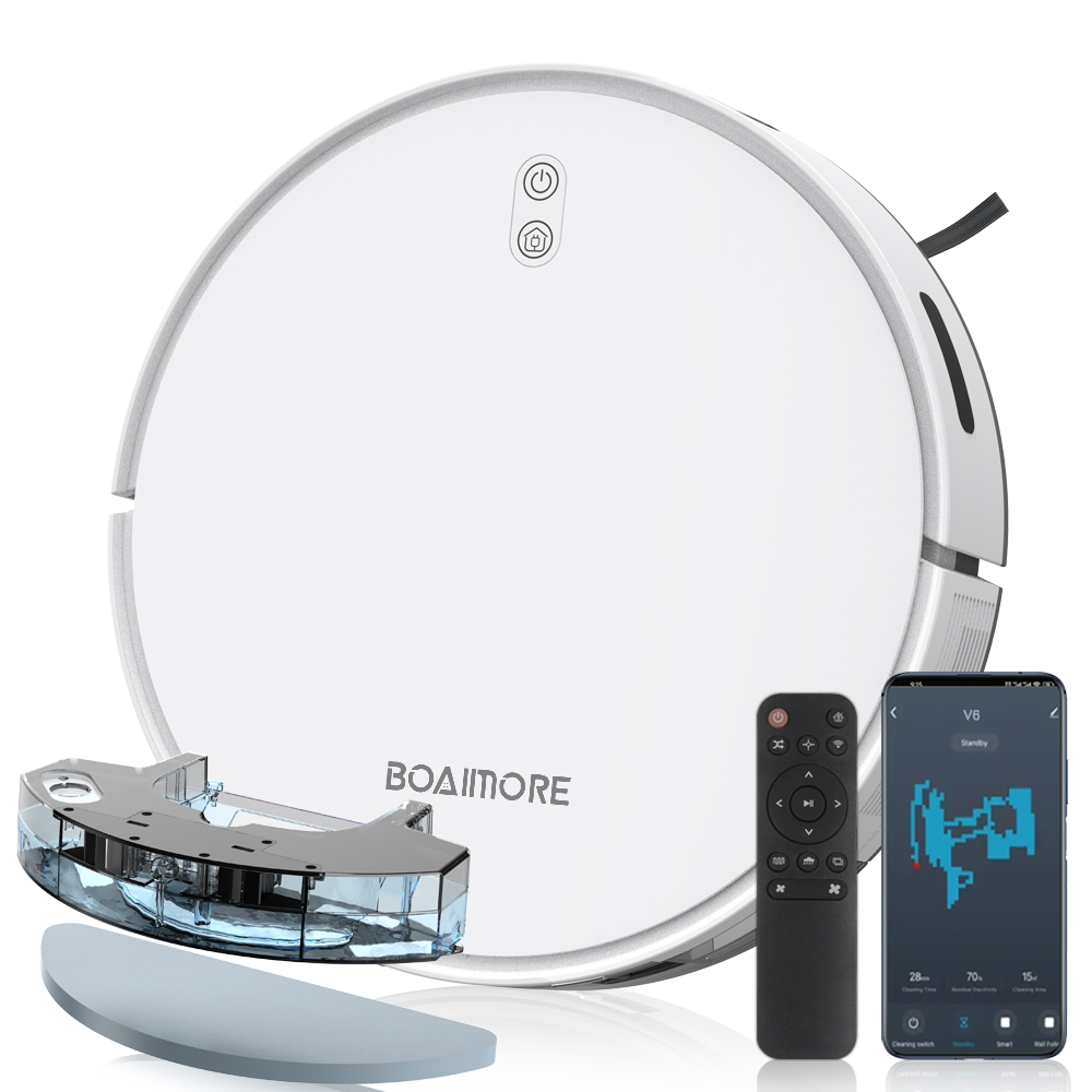ロボット掃除機コンボモップ 6500PA スマートワイヤレス - Smart Home Robot のレビューと価格