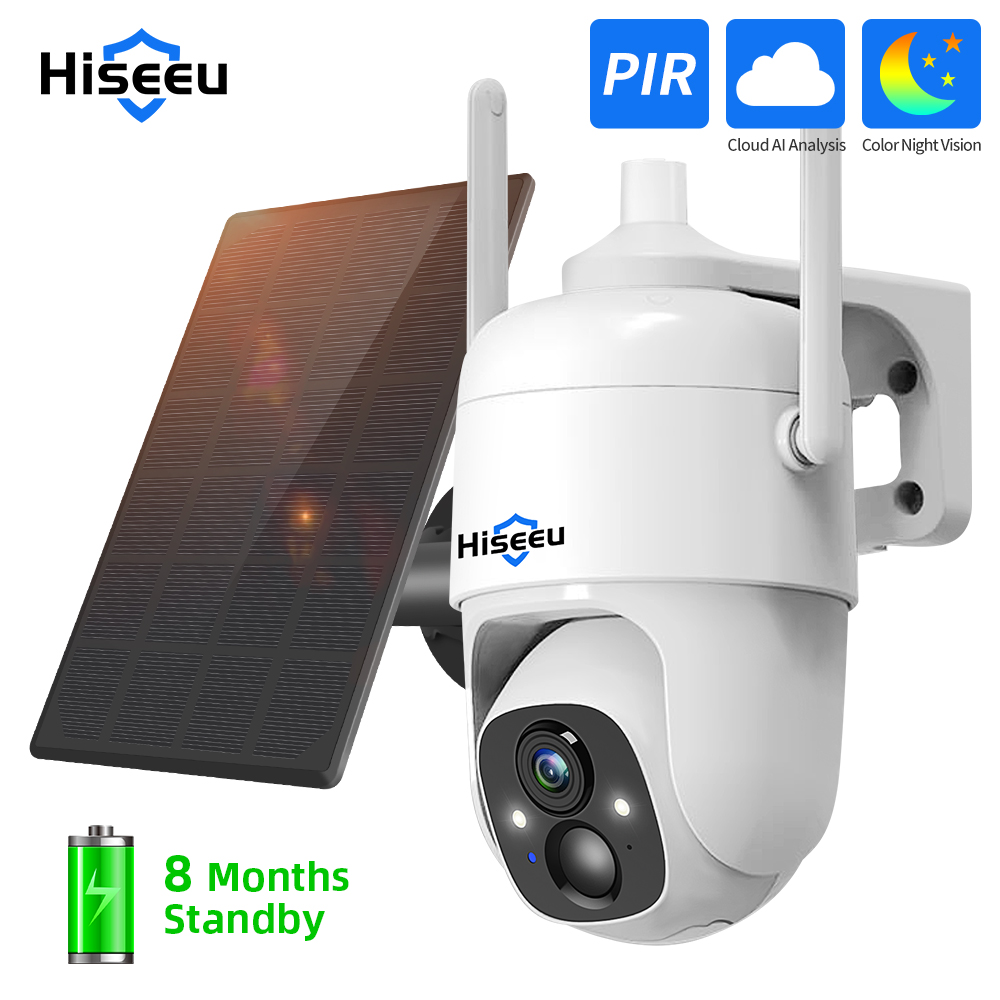 Hiseeu-屋外ビデオ監視カメラ,ワイヤレスセキュリティデ - Smart Home Cctv のレビューと価格
