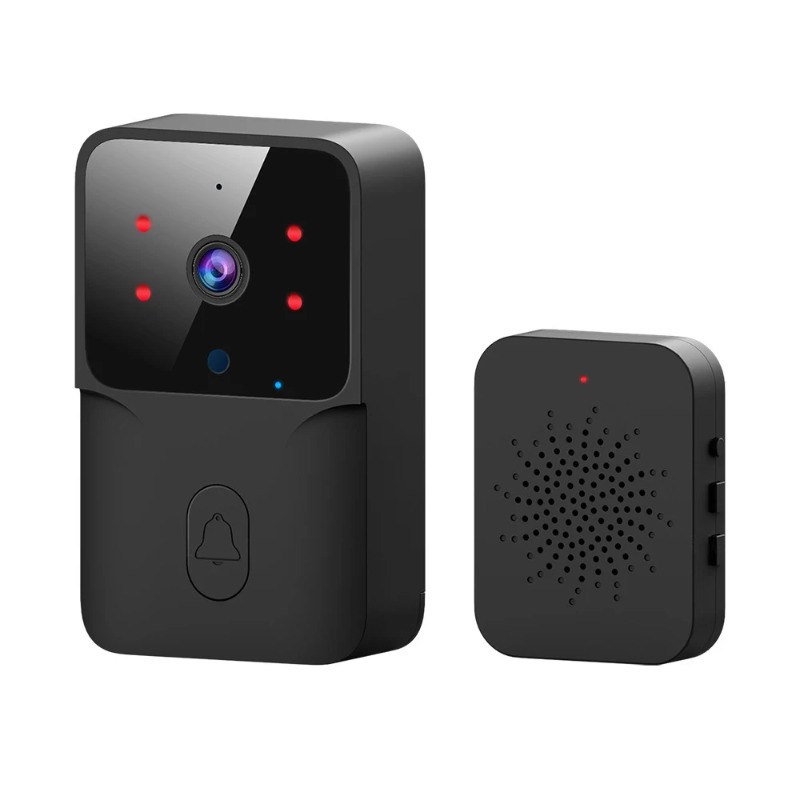 スマートホームWiFiドアベルHDカメラ赤外線アラーム無線双 - Smart Home Cctv のレビューと価格