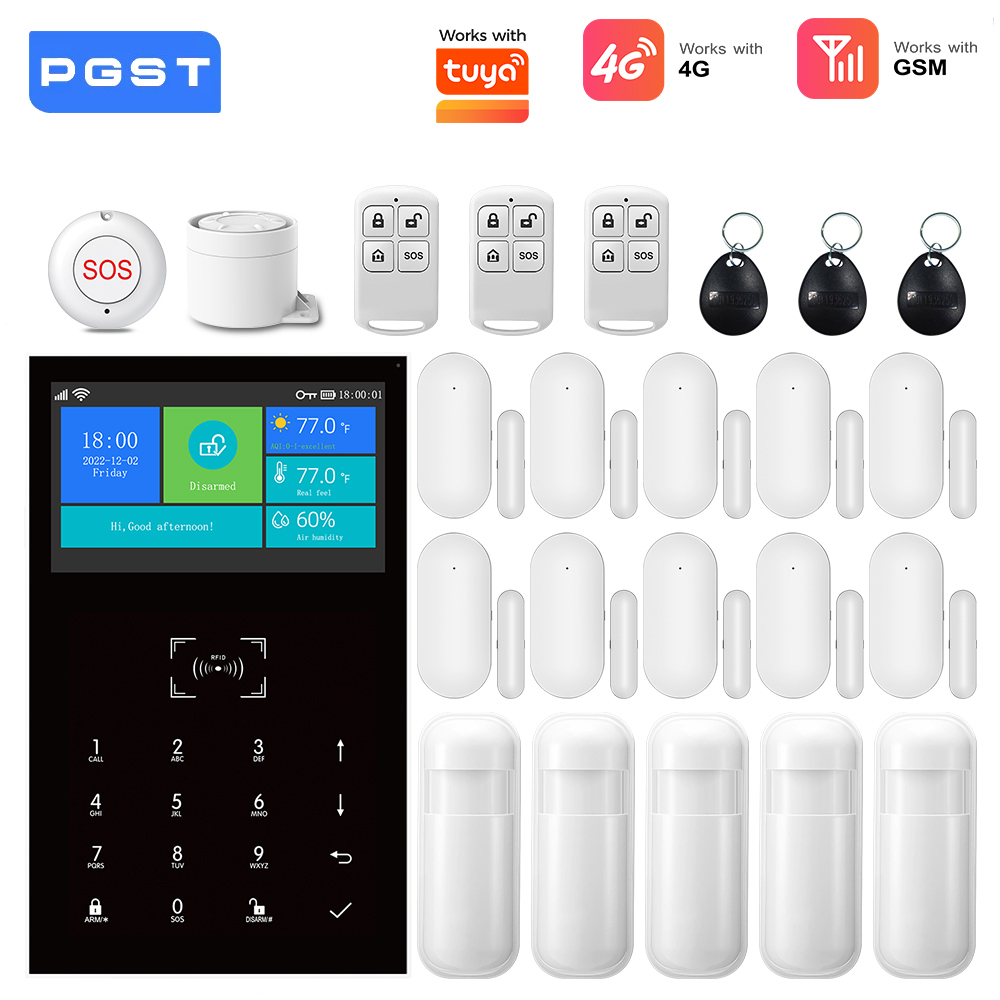 4G GSM WiFiアラームシステム、Tuyaスマートホー - Smart Home Demo Kit のレビューと価格