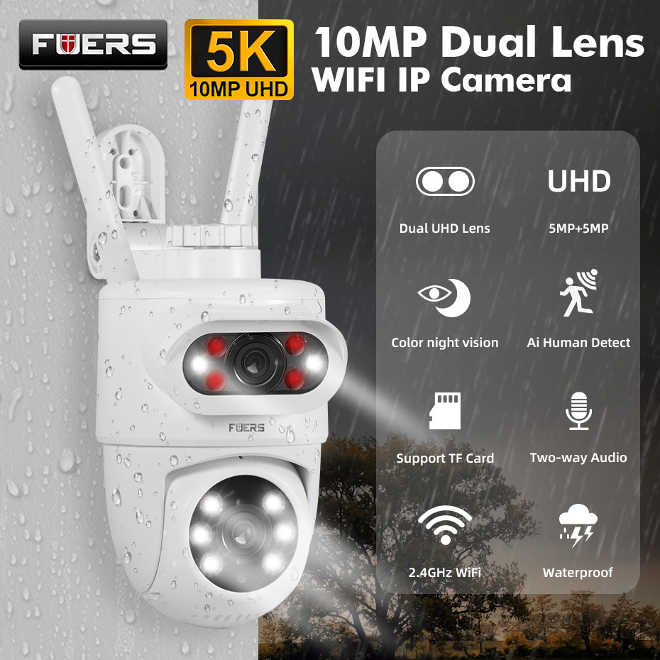 FUERS 5K 10MP デュアルレンズ IP カメラ T - Smart Home Camera Ezviz のレビューと価格